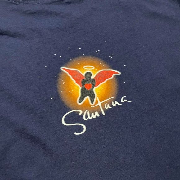 Vintage 90s Santana Supernatural double sided rock band deadhead tshirt - Picture 4 of 7